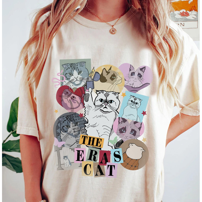 The Eras Cat Version Shirt, Concert Shirt, Albums Shirt, Cat Version Shirt, Karma is a Cat Shirt - 2.jpg