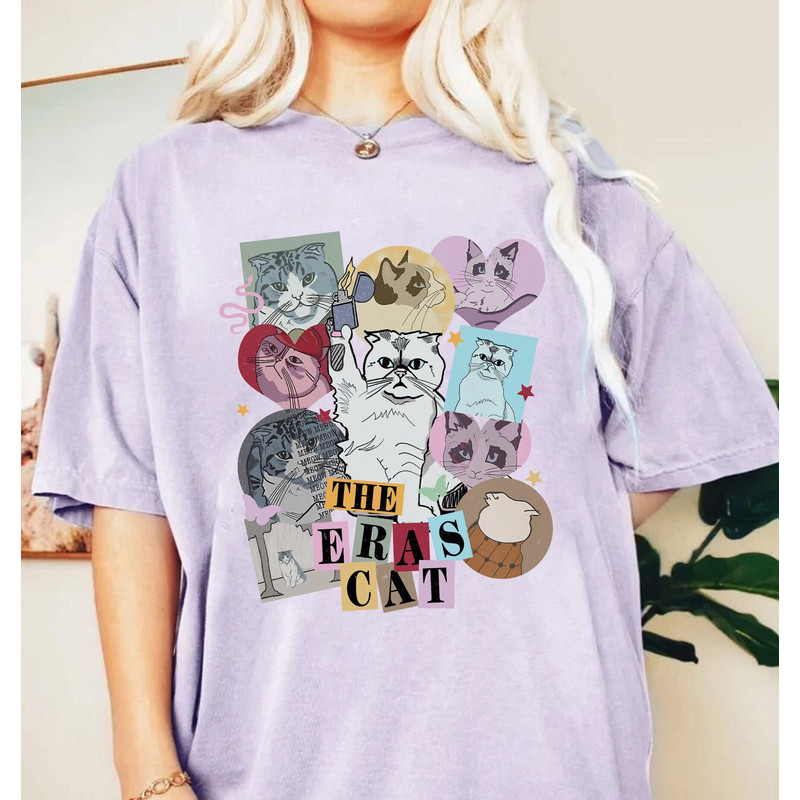 The Eras Cat Version Shirt, Concert Shirt, Albums Shirt, Cat Version Shirt, Karma is a Cat Shirt - 5.jpg