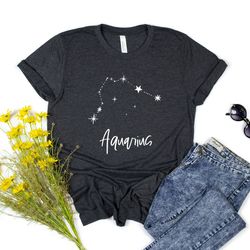 aquarius shirt, aquarius zodiac shirt, aquarius birthday gift, aquarius zodiac sign, aquarius astrology gift, aquarius g
