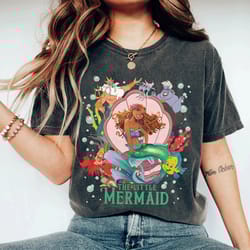 vintage little mermaid comfort shirt, live action
