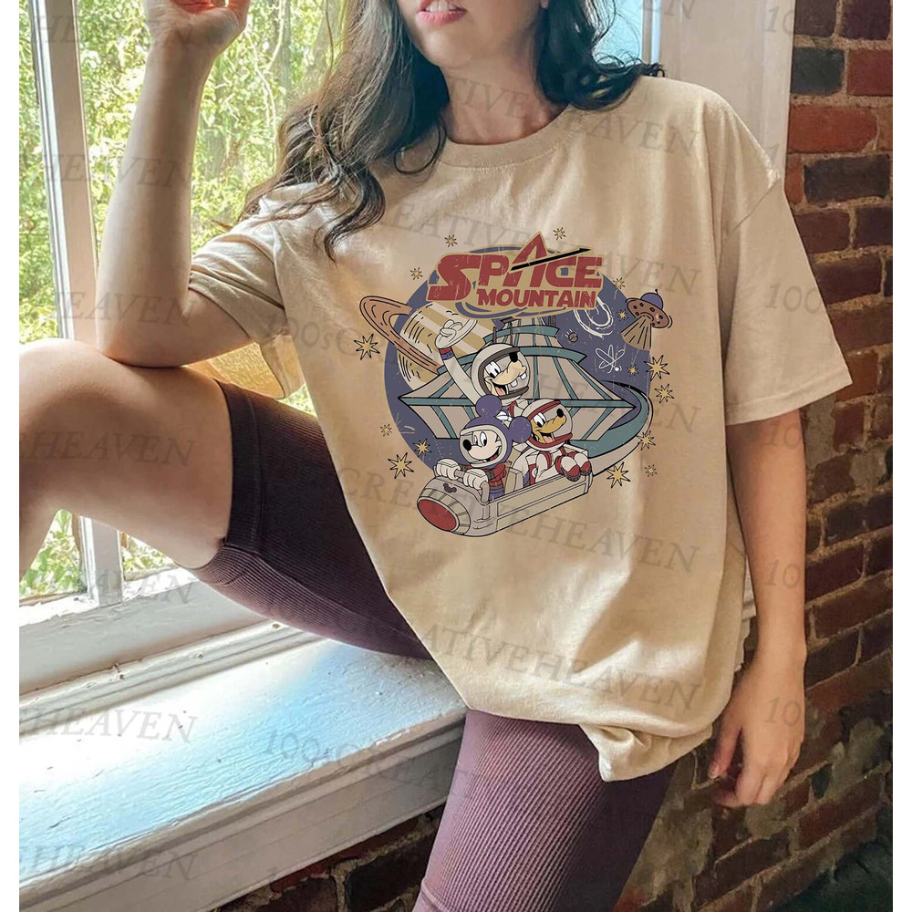 Vintage Mickey Space Mountain shirt, Retro Walt Disney World Shirt, Disney Trip Shirt, Disneyland Mickey And Friends, Disney Family Shirt - 4.jpg
