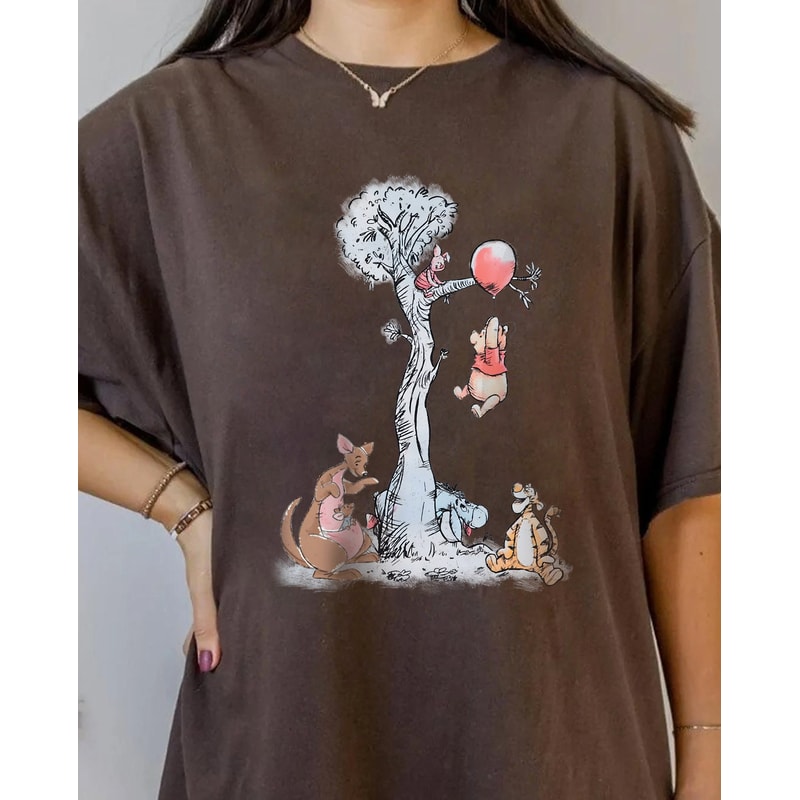 Vintage Pooh And Friend Shirt, Cute Pooh Bear And Friends Shirt, Retro Winnie The Pooh, Disney Pooh Bear Shirt, Walt Disney World Shirt - 4.jpg