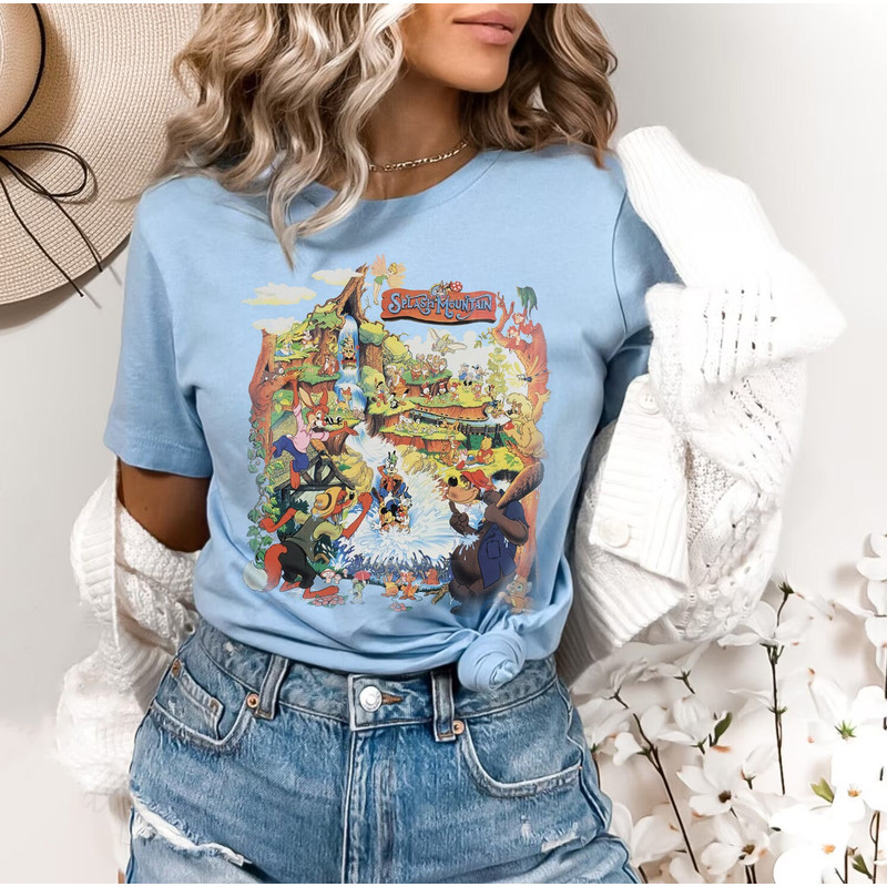 Vintage Splash Mountain Mickey and Friends Shirt, Retro Mickey Water Ride Shirt, Disneyland Shirt, Retro Disney Shirts, Disneyland Trip - 3.jpg