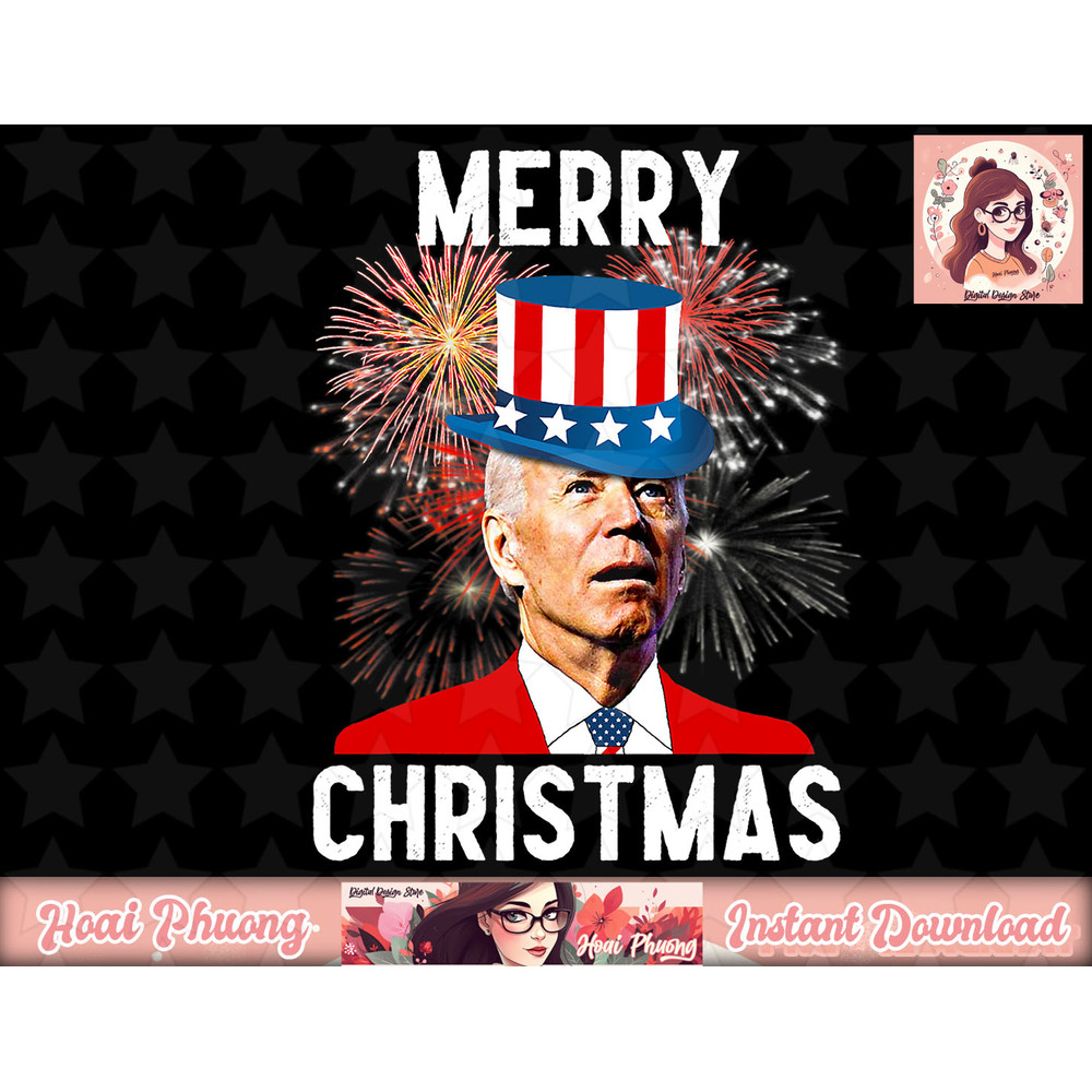Joe Biden Xmas Merry Christmas For Funny 4th Of July png, instant download.jpg