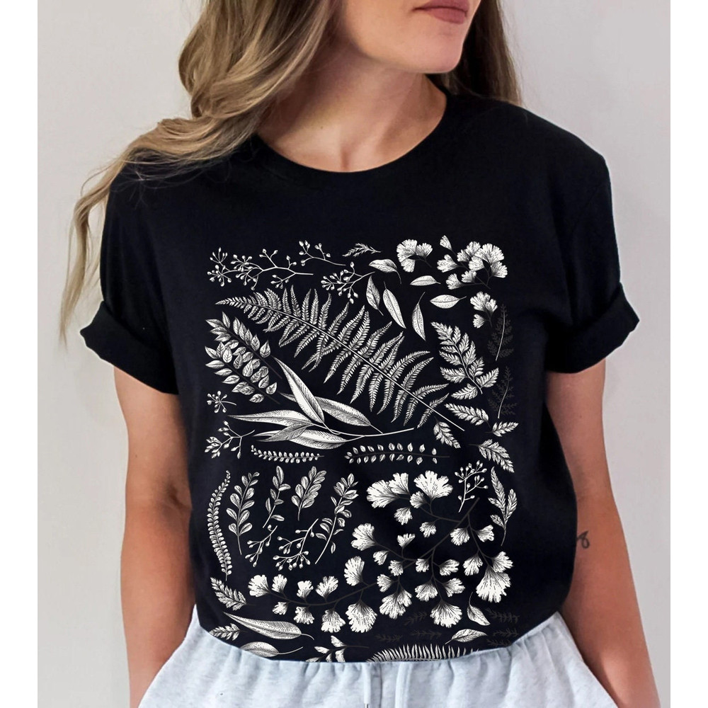 Botanical Shirt, Vintage T-shirt, Flower T shirt, Tee, Vintage Botanical, Botanical Print, Vintage Flower Shirt, Graphic Tshirt, Wildflower - 4.jpg