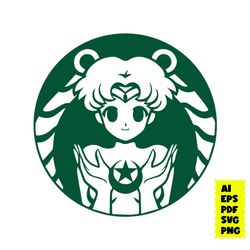 sailor moon starbuck svg, sailor moon svg, sailor moon character svg, cartoon svg, ai digital file