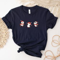 christmas penguin shirt, christmas gift, penguin holiday shirt, christmas family shirt, animal shirt, penguin lover shir