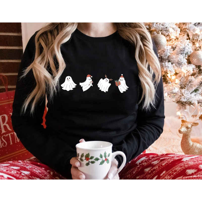 Christmas Long Sleeve Shirt, Womens Sweatshirt, Christmas Long Sleeve Tee for Women, Christmas Women, Merry Christmas Sweatshirt - 1.jpg