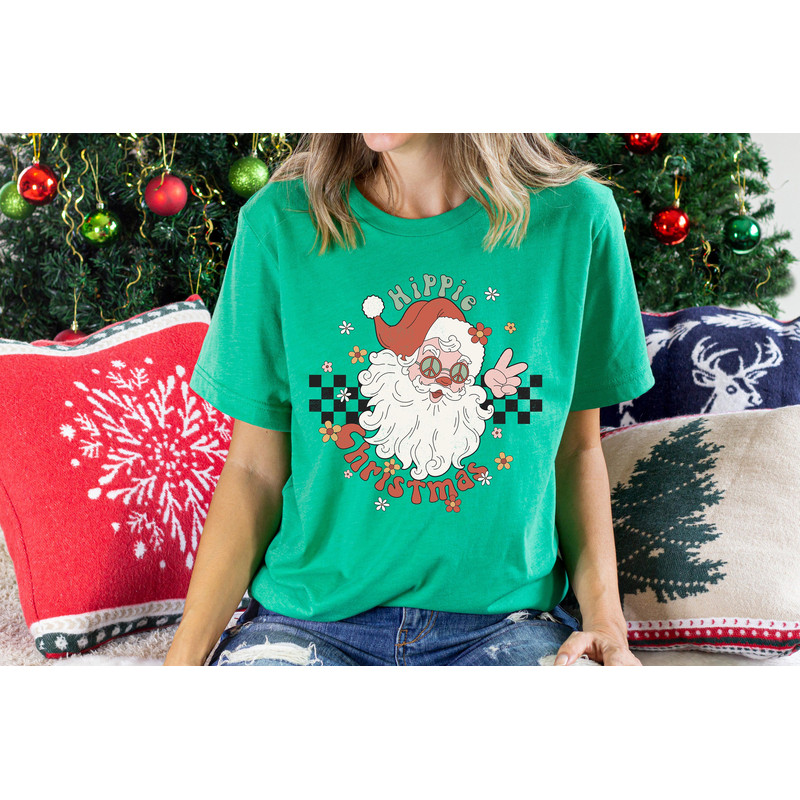 Christmas Santa Shirt, Retro Santa Shirt, Gift For Christmas, Retro Christmas Shirt, Christmas Shirt For Women, Gift For Women, Santa Shirt - 2.jpg