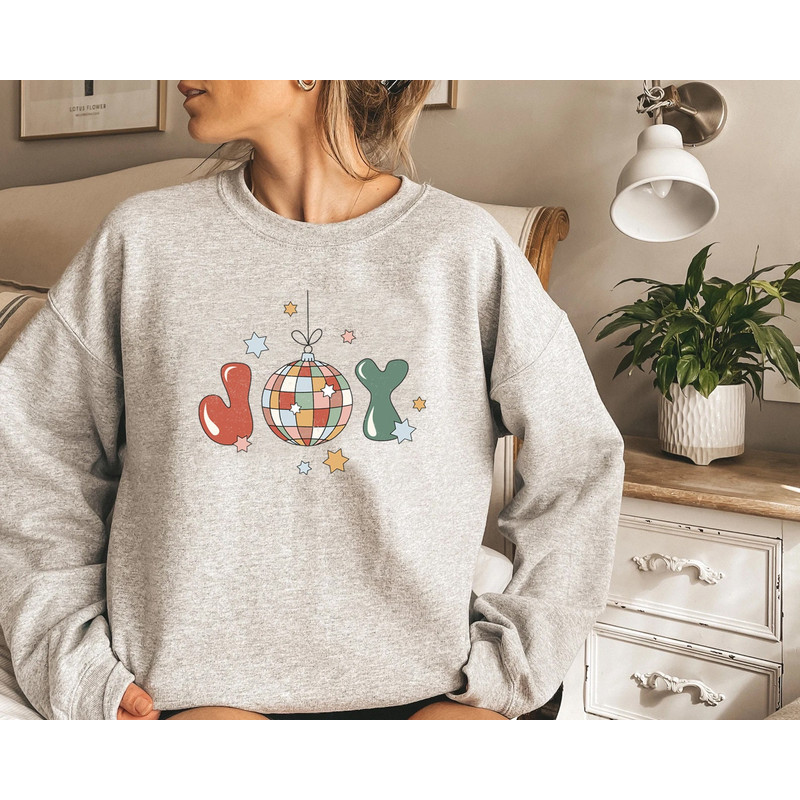 Christmas Sweatshirt, Holiday Sweatshirt, Joy Sweatshirt, Christmas Shirt, Winter Sweatshirt, Womens Shirt, Joy Shirt, Unisex Fit - 2.jpg