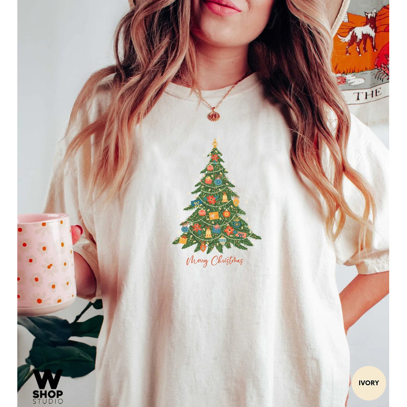 Christmas Trees Shirt, Christmas Shirts for Women, Christmas Tee, Christmas TShirt, Shirts For Christmas, Cute Christmas t-shirt, Holiday - 3.jpg