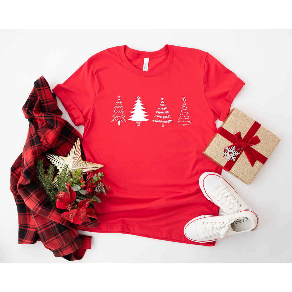 Christmas Trees Shirt, Christmas Shirts for Women, Christmas Tee, Christmas TShirt, Shirts For Christmas,Cute Christmas t-shirt,Holiday Tee - 2.jpg