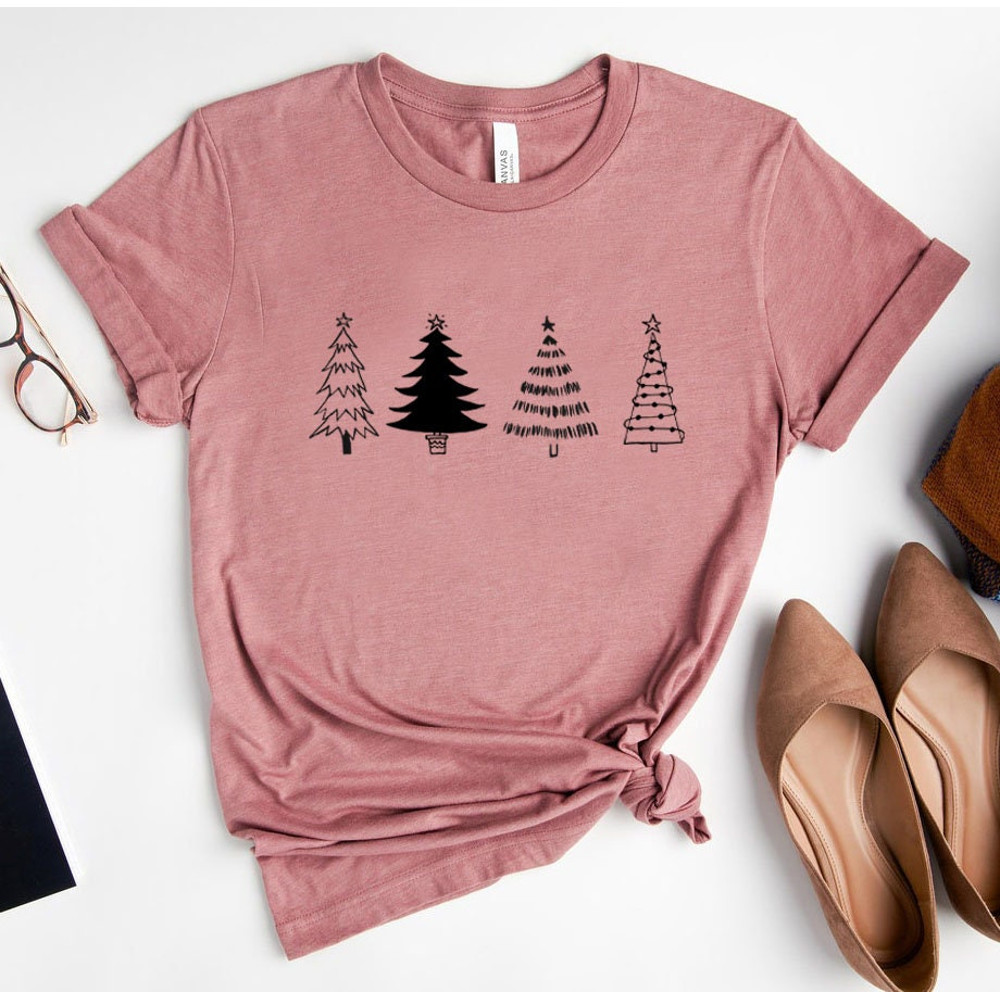 Christmas Trees Shirt, Christmas Shirts for Women, Christmas Tee, Christmas TShirt, Shirts For Christmas,Cute Christmas t-shirt,Holiday Tee - 4.jpg