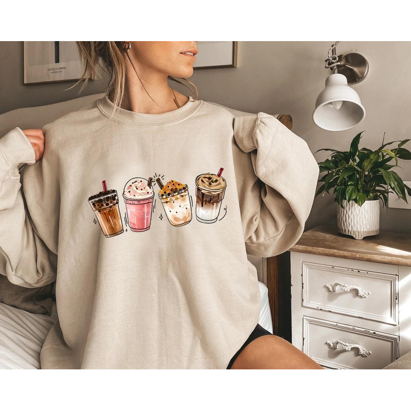 Coffee Sweatshirt, Coffee Shirt, Gift For Coffee Lover, But First Coffee, Caffeine Addict Sweater, Coffee Sweater, Coffee Sweatshirt Women - 1.jpg