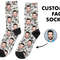 Custom Face Socks, Custom Photo Socks, Face on Socks, Personalized, 80's Geometric Picture Socks, Funny Gift For Her, Him or Best Friends - 1.jpg
