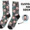 Custom Face Socks, Custom Photo Socks, Face on Socks, Personalized, Geometric Picture Socks, Funny Gift For Her, Him or Best Friends - 1.jpg