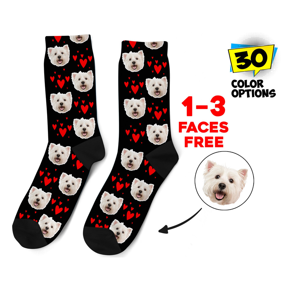 Custom Face Socks, Personalized Photo Socks, Picture Socks, Face on Socks, Customized Funny Photo Gift For Her, Him or Best Friends - 1.jpg