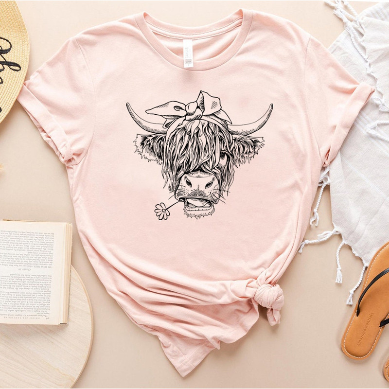 Cute Cow Shirt or Tank Top, Cow Shirt For Mom, Highland Cow Shirt, Cow Gifts For Her, Heifer Shirt, Farm T-shirt, Ranch Tee, Farmer, Cowgirl - 5.jpg