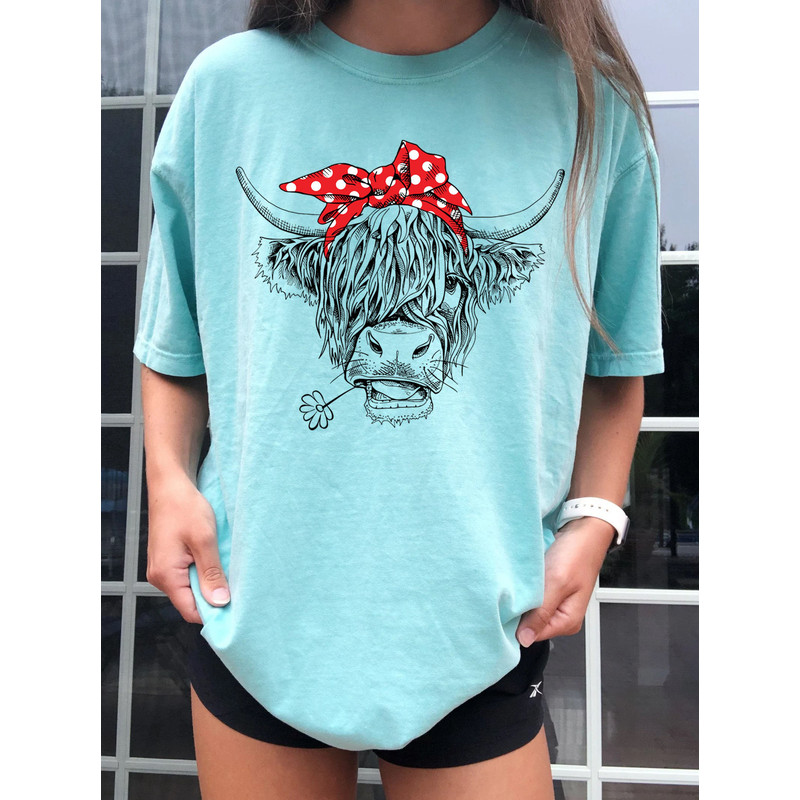 Cute Cow Shirt or Tank Top, Cow Shirt For Mom, Highland Cow Shirt, Cow Gifts For Her, Heifer Shirt, Farm T-shirt, Ranch Tee, Farmer, Cowgirl - 7.jpg