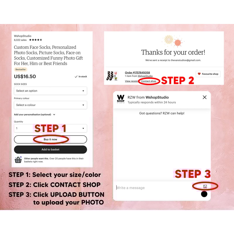 Floral Custom Face Socks, Personalized Photo, Floral Picture Socks, Flower Socks, Customized Funny Photo Gift For Her, Him or Best Friend - 4.jpg