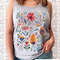 Floral Shirt Tank, Grow Positive Thoughts Tank, Bohemian Style Tank, Butterfly Shirt, Trending Right Now, Women's Graphic Tank, Love Tank - 6.jpg