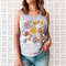 Flower Tank Top Shirt, Gift For Her, Flower Tank Aesthetic, Floral Graphic Tee, Floral Tank, Wild Flower Tank Top, Wildflower T-shirt - 2.jpg