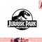 Jurassic Park Classic Black Left Chest Logo Graphic png, instant download.jpg