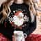 Funny Santa Long Sleeve Shirt, cute Christmas shirt for women, crewneck graphic christmas tee, Santa shirt for women, xmas long sleeve - 4.jpg