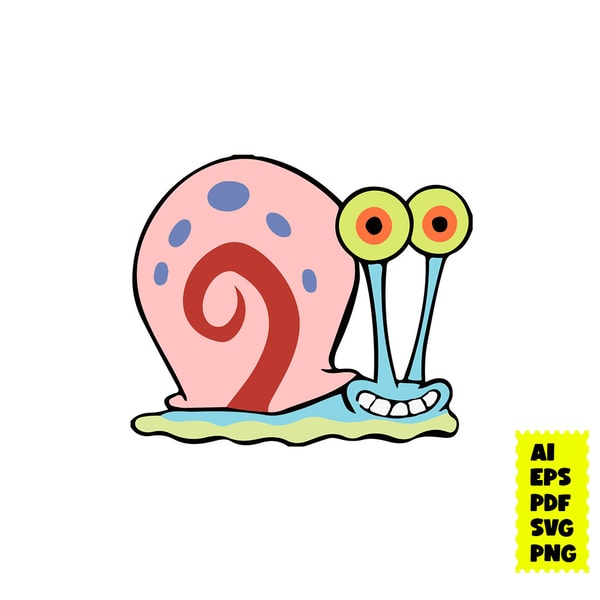 Gary Svg, Gary Spongebob Svg, Friend Svg, Snail Svg, Spongeb | Inspire ...
