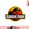 Jurassic Park Classic Logo Red & Orange Gradient png, instant download.jpg