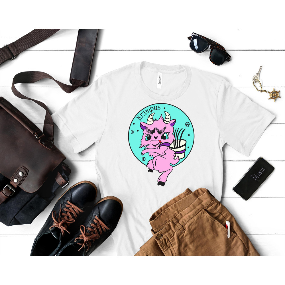 Pink Krampus Classic T-Shirt 195_White_White.jpg
