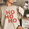 HO HO HO Sweatshirt, Merry Christmas Tree Hoodie, Unisex Adult Funny Holiday shirt, Vintage Merry and Bright Xmas Crew tee - 1.jpg