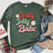 Holly Jolly Babe Christmas Shirt, Retro Christmas Long Sleeve Tee, Retro Xmas sweatshirt, Christmas holiday apparel, Long Sleeve T shirt - 1.jpg