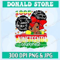 juneteenth 1865 brown skin princess african girls kids png, juneteenth celebrating 1865 , black history, 1865 vibes png