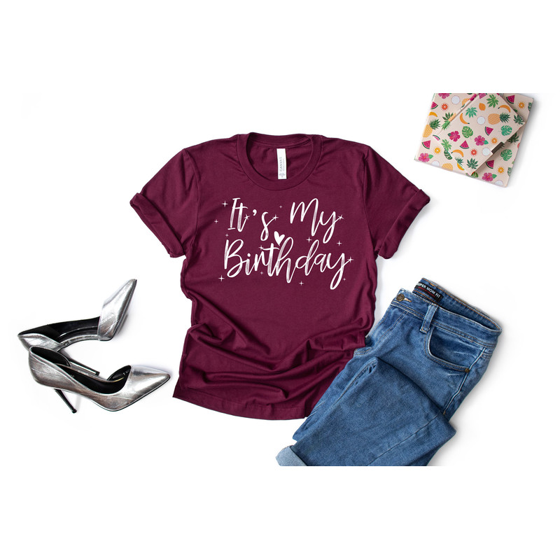It's my birthday - hearts, Birthday Girl T-Shirts, Birthday Party shirt, Birthday Gifts, Bday Shirt - 3.jpg