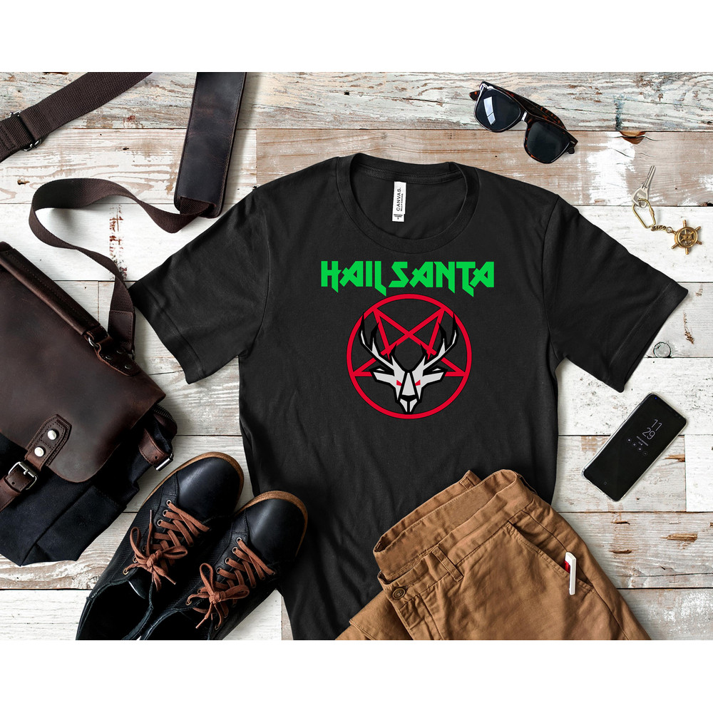 Hail Santa T Shirt and Merchandise Essential T-Shirt 181_Shirt_Black.jpg