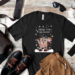 krampus shirt, krampus t shirt, krampus christmas decorations shirt