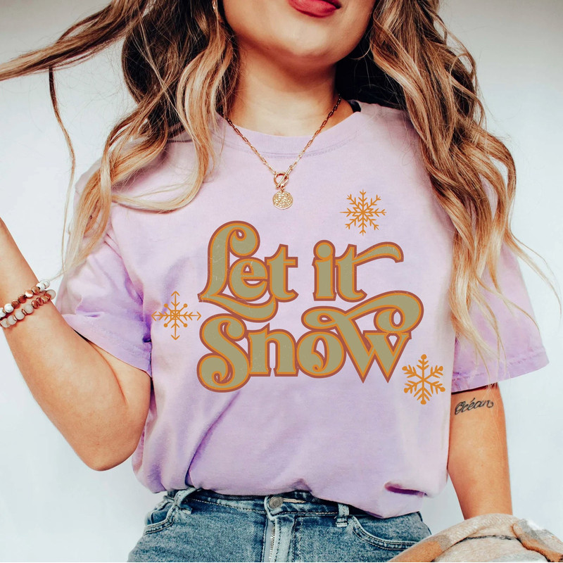 Let It Snow Shirt Retro, Vintage Christmas Shirt, Funny Christmas Shirt Christmas Vacation Shirt, Christmas Tshirt, Holiday Shirt - 3.jpg