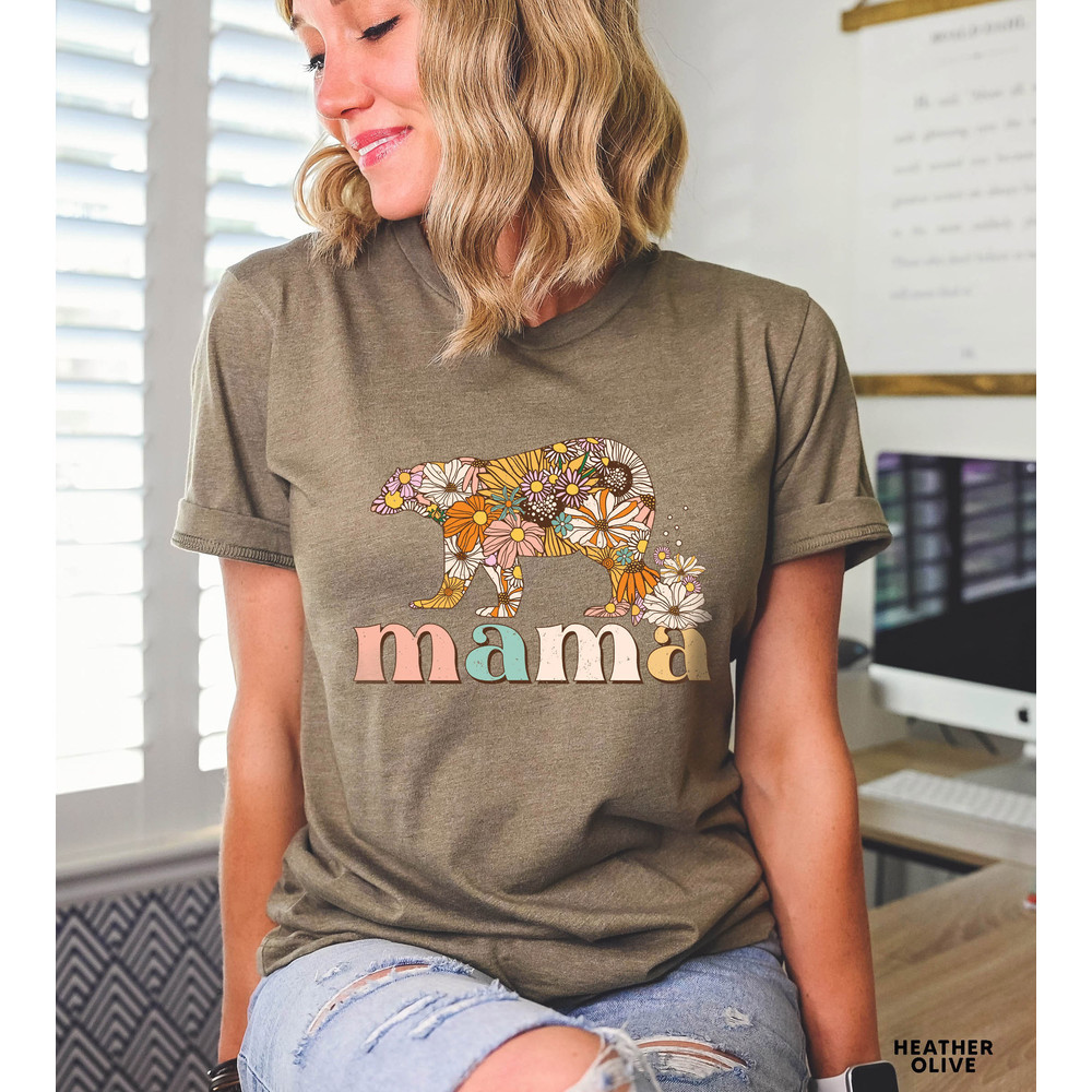 Mama Bear T-shirt, Mothers Day Shirt, Mom TShirts, Mama T Shirt, Best Mom T-Shirt, Favorite Mom Shirts, Shirt For Mom, Minimalist Mom Shirt - 2.jpg