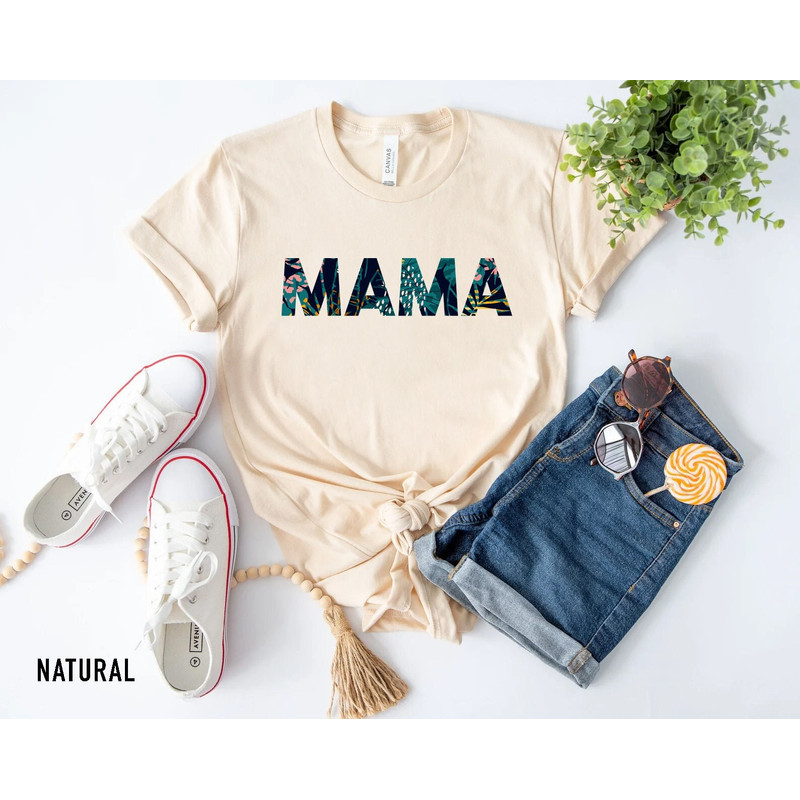 Mama Shirt Shirts for Mama Floral Mama Tshirt Mama Floral Shirt Tropical Mama Shirt Summer Floral Shirt Tropical Shirt Mom Shirts for Mom - 1.jpg