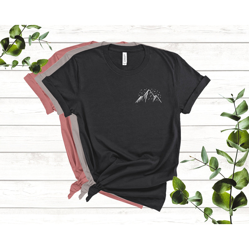 Mountains Tee T-Shirt, Hiking Shirt, Mountain Shirt, Mountains Shirt, Camping Shirt, Nature Shirt, Mountains Calling - 3.jpg