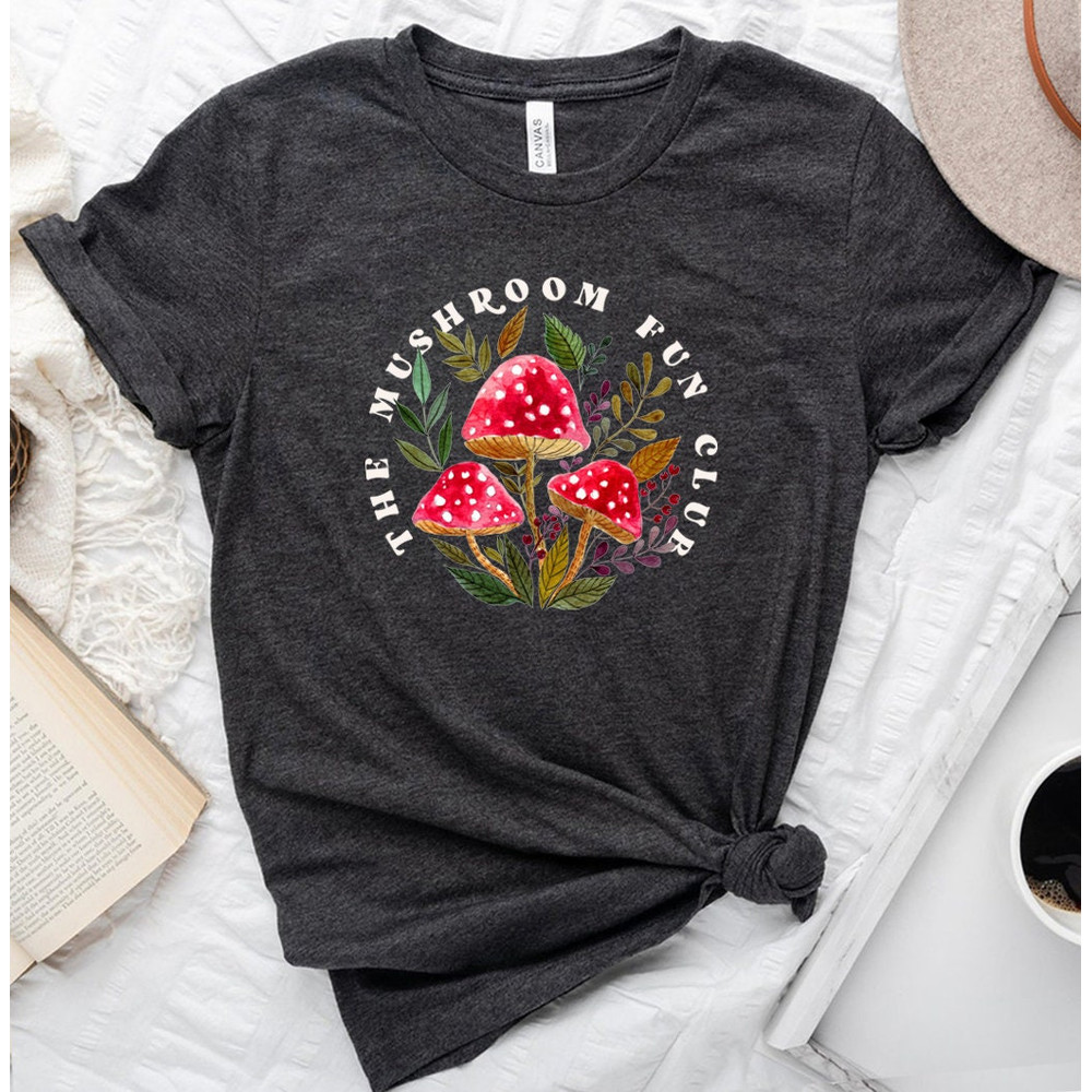 Mushroom Shirt Magic Mushroom Mushroom Top Mushroom Tshirt Botanical Shirt Trippy Shirt Mushroom T Shirt Back Print Shirt Aesthetic Clothes - 7.jpg