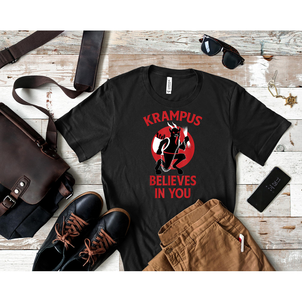 Krampus Believes In You T-Shirt Essential T-Shirt 49_Shirt_Black.jpg