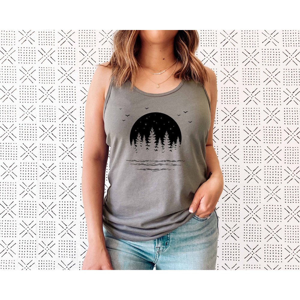 Nature Tank Top for Women, adventure tank, get outdoors graphic tee, travel tank, womens tank, hiking, mountains, hiker top - 1.jpg