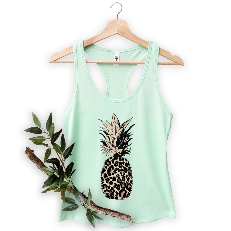 Pineapple Shirt - Pineapple Tank - Women's Tank Tee - Food - Fruit - Graphic Tees - Workout Top - Workout Shirt - Beach - Vacation - 1.jpg