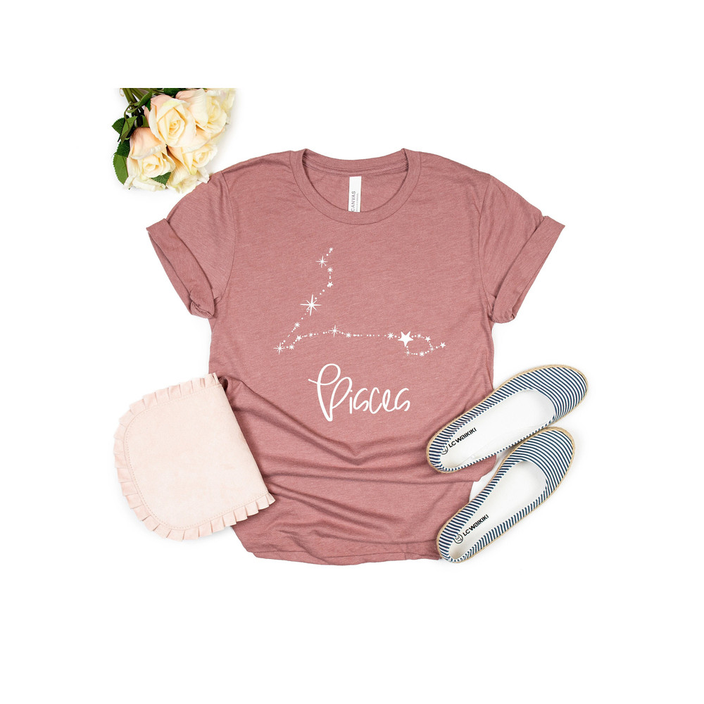 Pisces Zodiac Tee, Pisces gift, Zodiac Pisces shirt, pisces birthday gift, pisces T shirt, pisces birthday gift, Pisces tee - 1.jpg