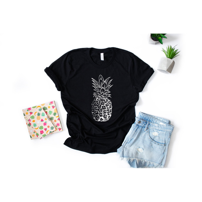 Pineapple Shirt, Shirts for Women, Graphic Tees, Foodie Shirt, Summer Shirt, Cute Pineapple T Shirt, Pineapple Lover, Gift for Her, Gifts - 7.jpg