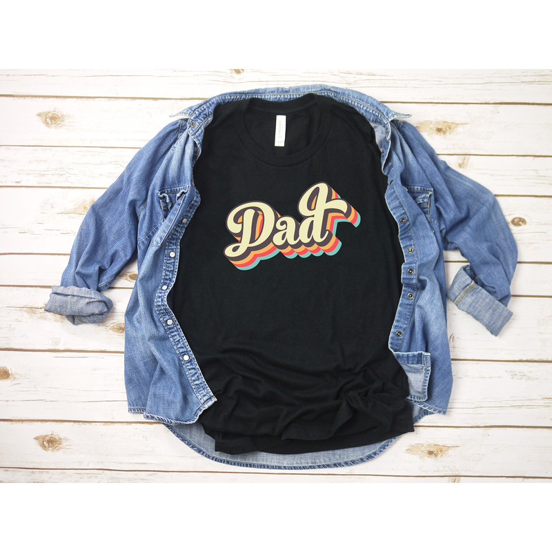 Retro Dad Shirt, Dad Shirt, Gift For Him, Gift For Dad, Dad Life Shirt, Retro Daddy Shirt, Fathers Day Present, Softstyle Unisex Tee - 2.jpg
