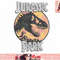Jurassic Park Distressed Peach & Yellow Logo Graphic png, instant download.jpg