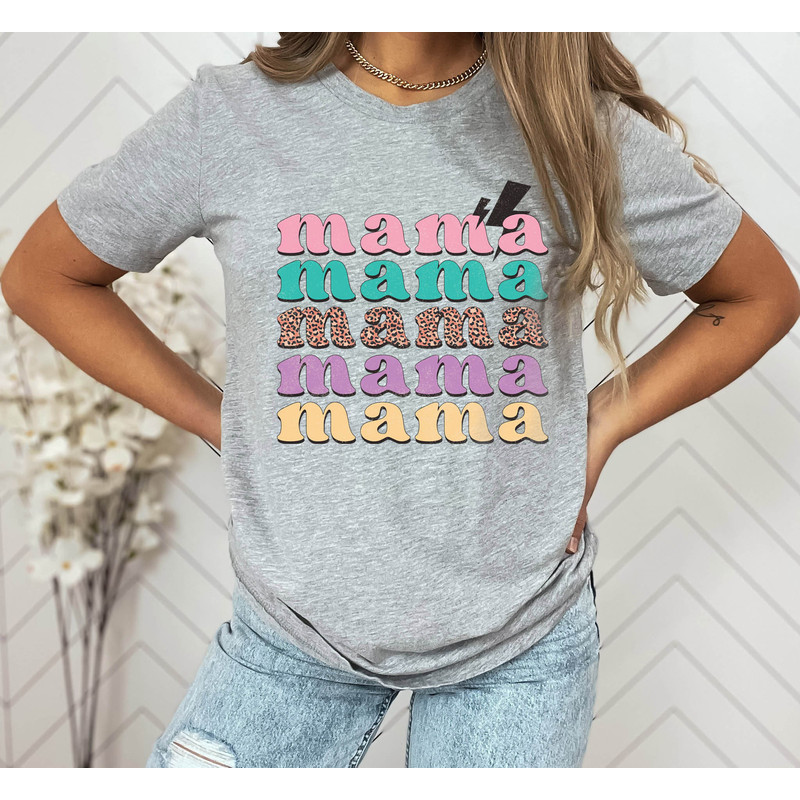 Retro Vintage Mama Shirt, Leopard Mama Shirt, Mom Life Shirt,Girl Mama Shirt, Motherhood Shirt, Cute Mom Shirt,Mothers Day Gift,Mama T-shirt - 7.jpg